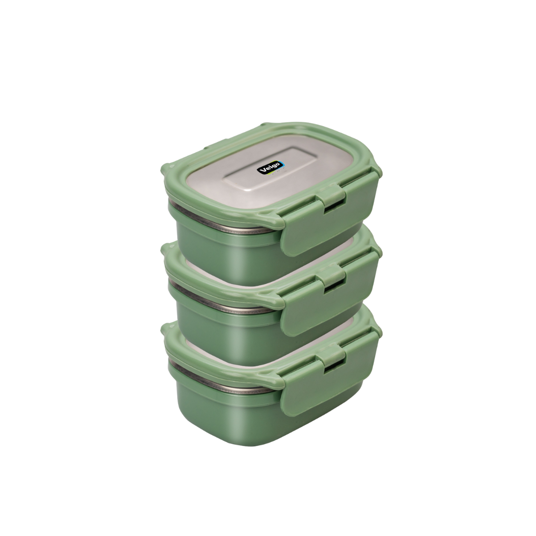 Veigo Heat Up Small- Condiment Storage Dabbi- Set of 3