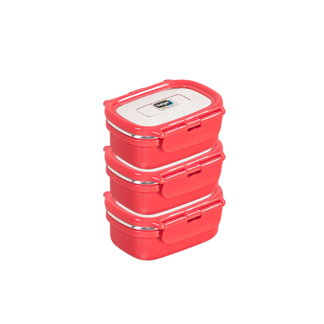 Veigo Heat Up Small- Condiment Storage Dabbi- Set of 3