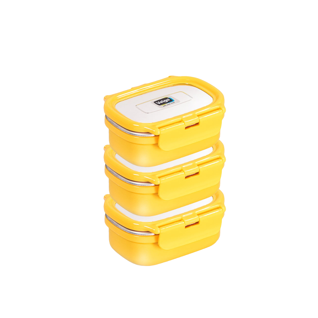 Veigo Heat Up Small- Condiment Storage Dabbi- Set of 3