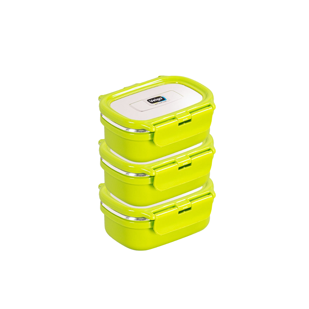 Veigo Heat Up Small- Condiment Storage Dabbi- Set of 3