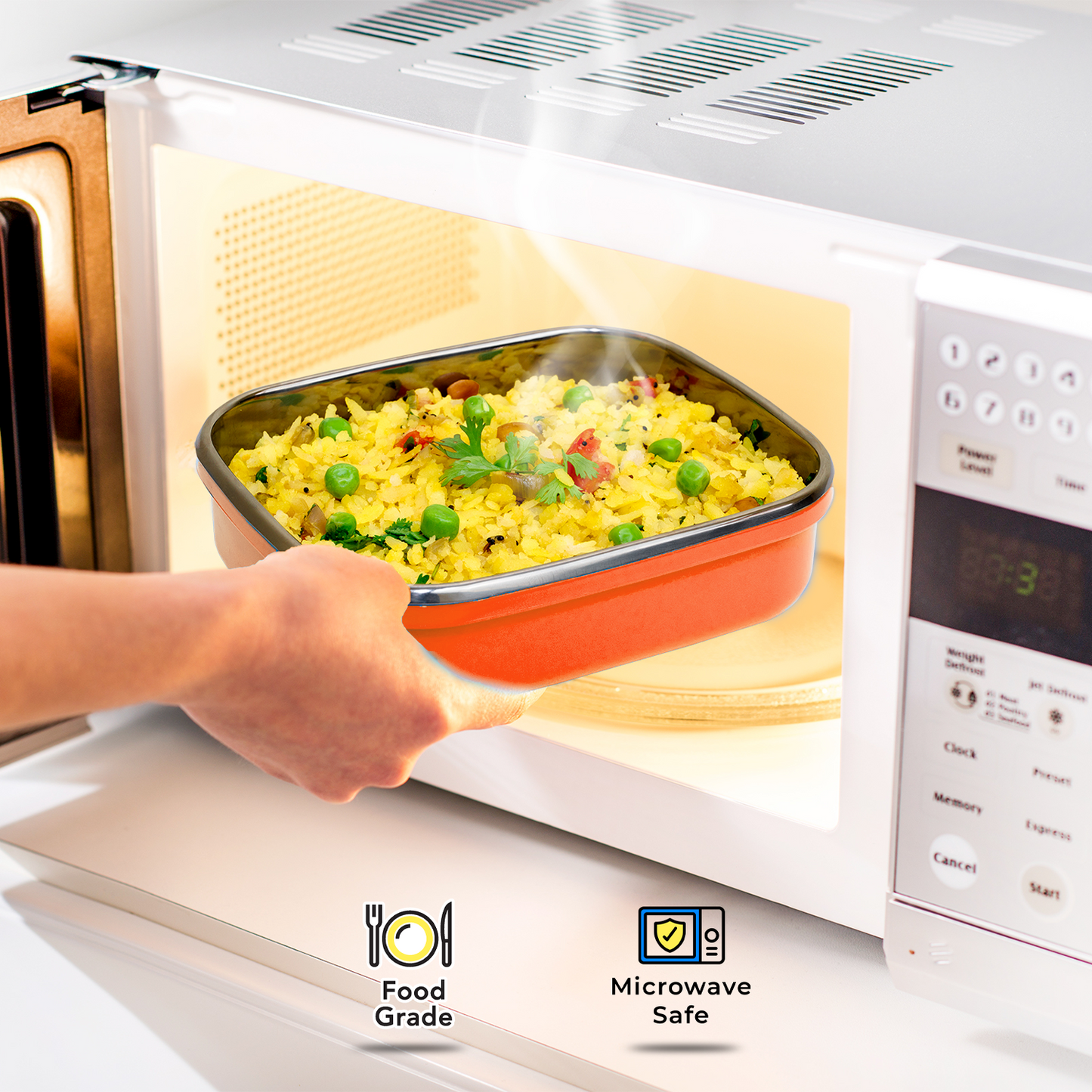 Veigo HeatUp Large ( Microwave Safe) - Veigo Single / Green