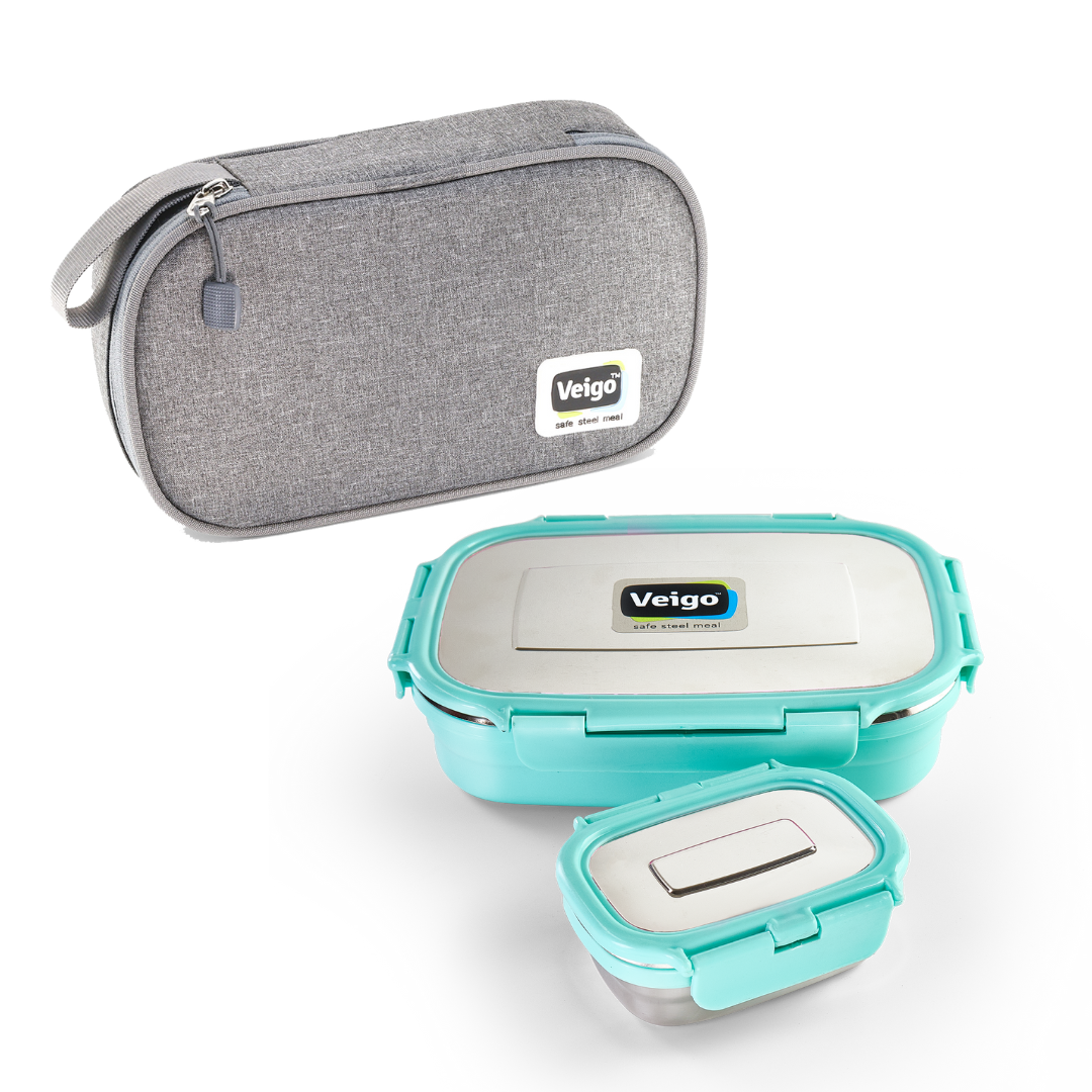 Veigo Fun Jumbo w/ Veg Box - Veigo Light Green Cyan / with Insulated Fabric Pouch