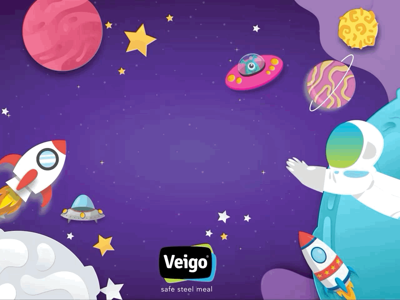 Veigo Skins 🎨- Fun & Waterproof - Veigo Jumbo 950 ml / Astronaut