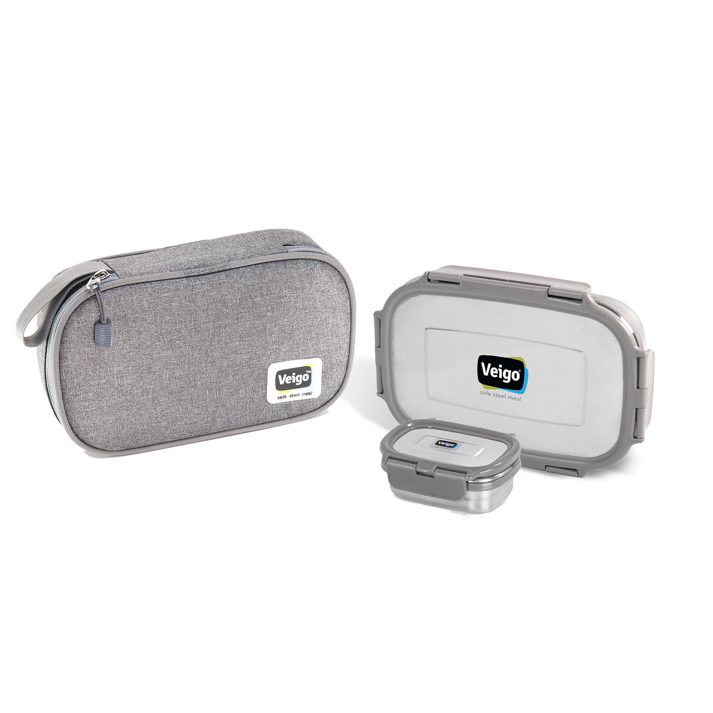Veigo Jumbo Leakproof Lunch Box w/ Veg Box