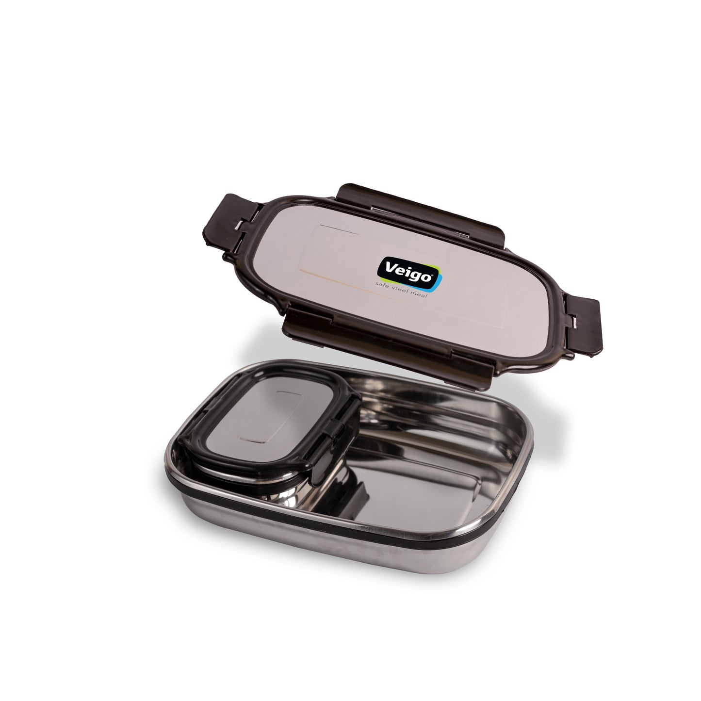 Veigo Jumbo Lunch Box w/ Veg Box - Veigo Black / Original