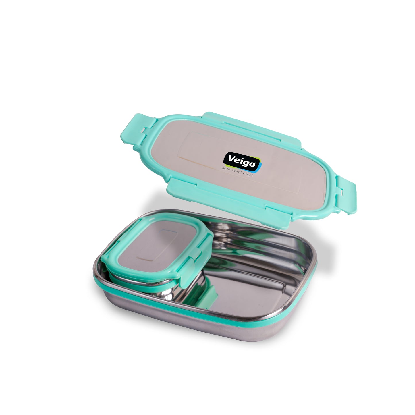 Veigo Jumbo Lunch Box w/ Veg Box - Veigo Green / Original