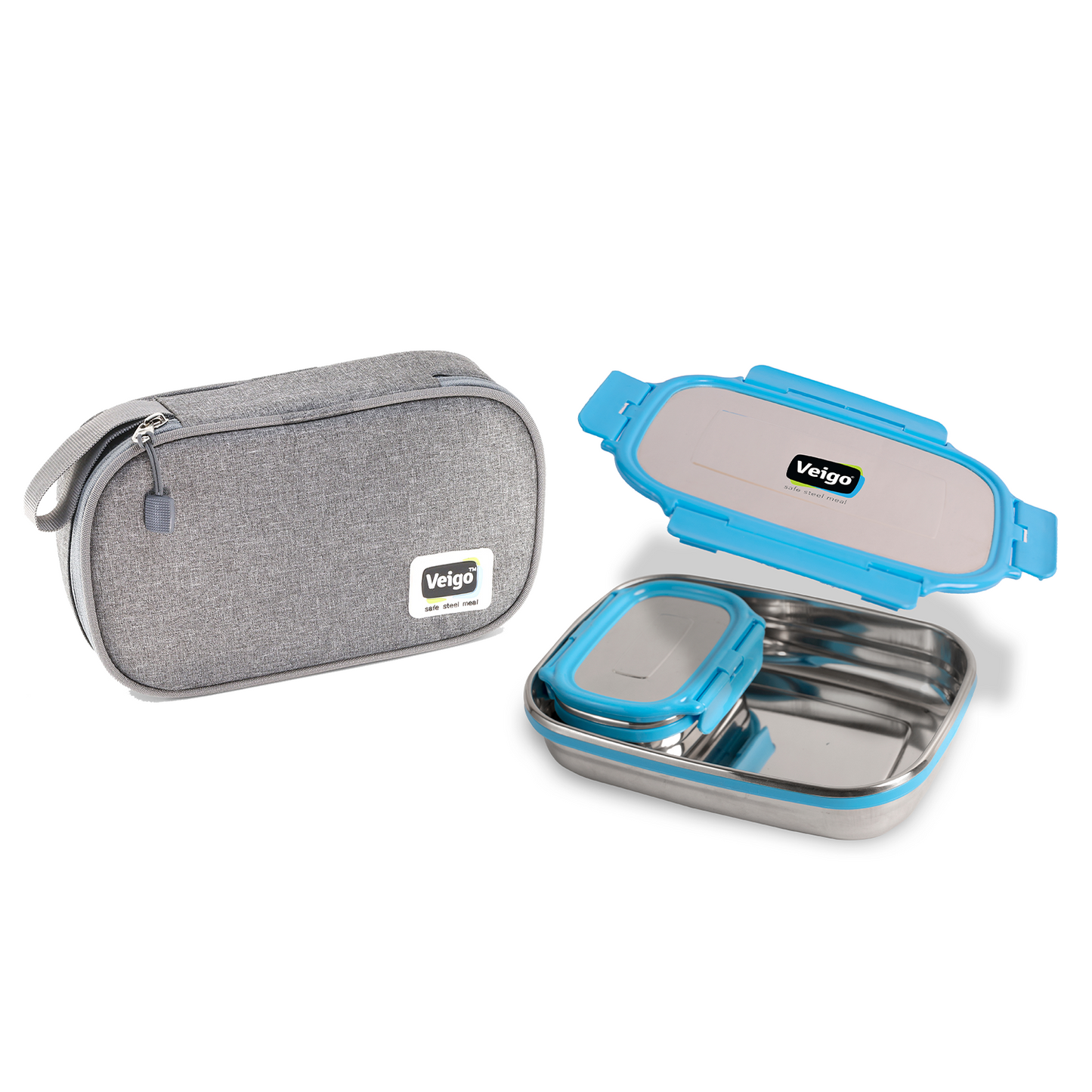 Veigo Jumbo Leakproof Lunch Box w/ Veg Box