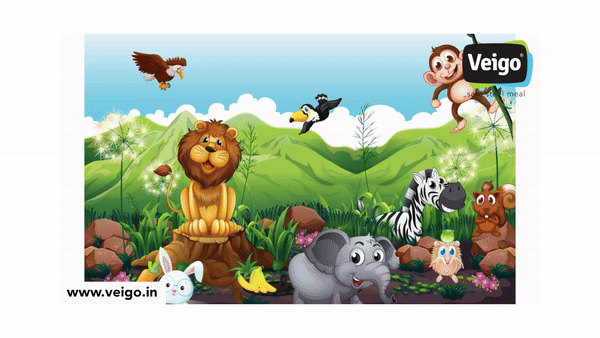 Veigo Skins 🎨- Fun & Waterproof - Veigo Jumbo 950 ml / Jungle