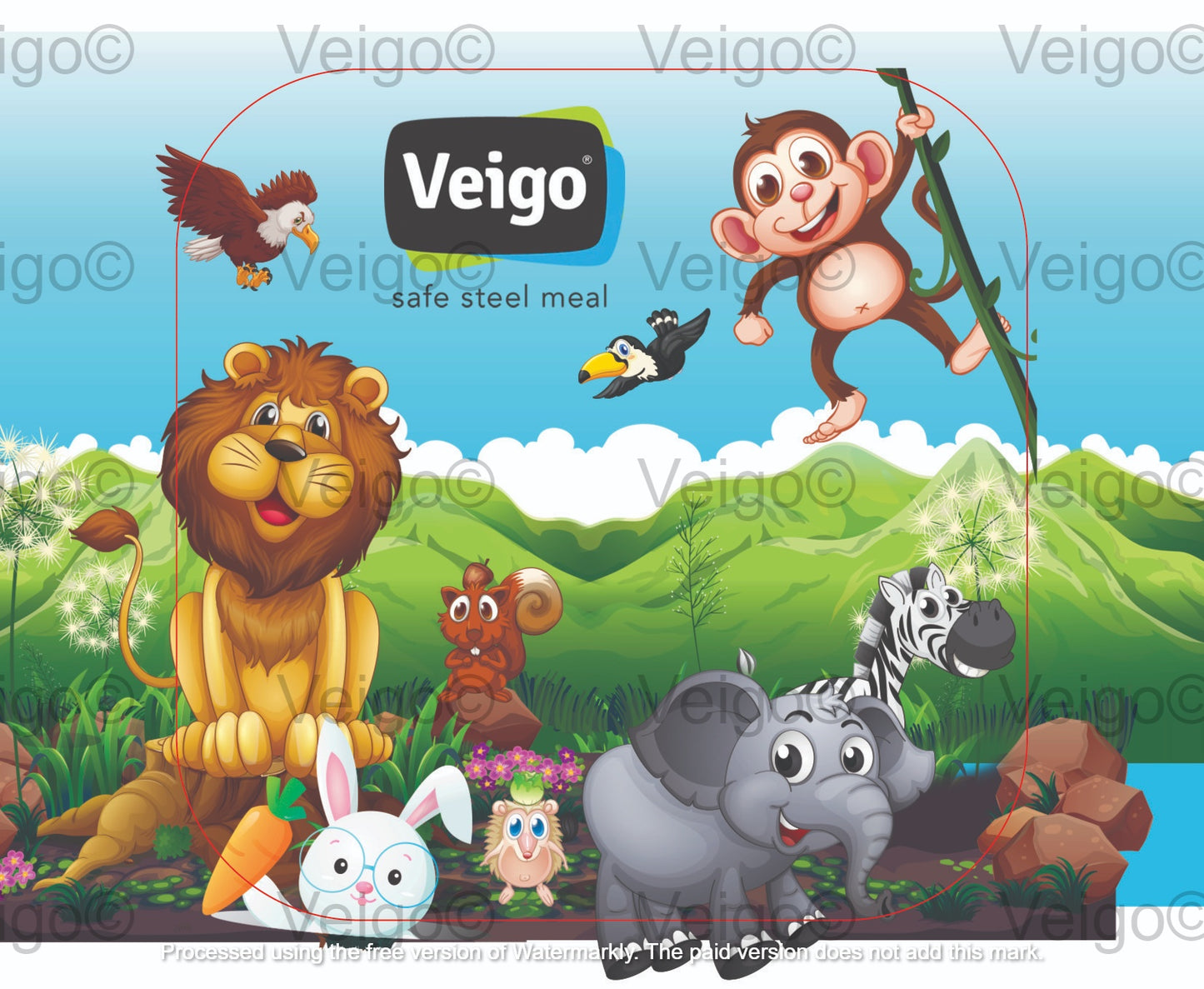 Veigo Skins 🎨- Fun & Waterproof - Veigo Jumbo 950 ml / Astronaut