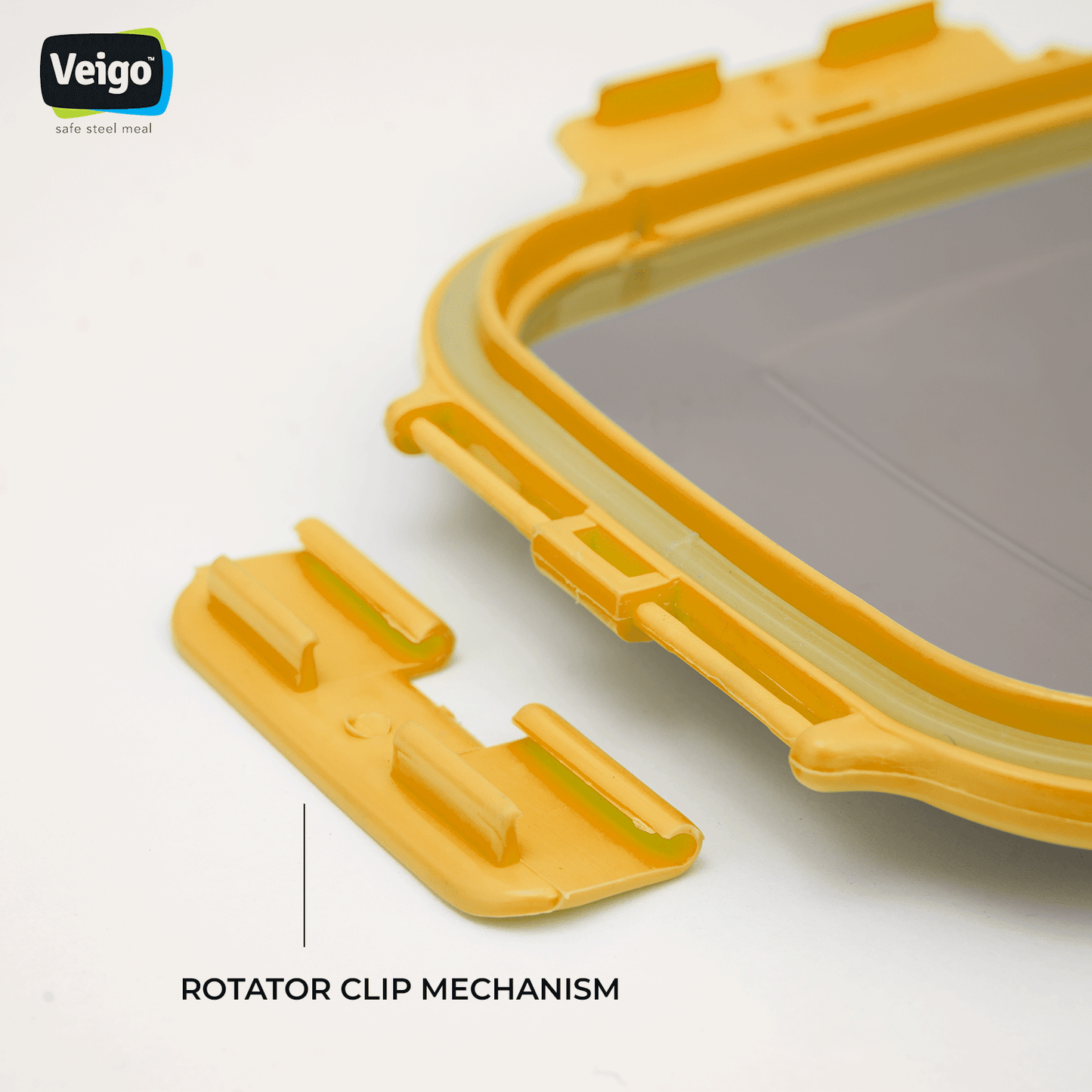 Clips / Locks - Veigo Heat Up (Microwave Safe) / Normal Clip / Yellow