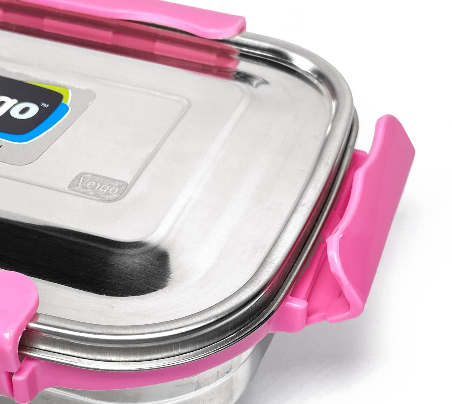 Veigo MaxoSteel JUMBO Lunch Box w/ Veg Box - Veigo Lunch Box / Green