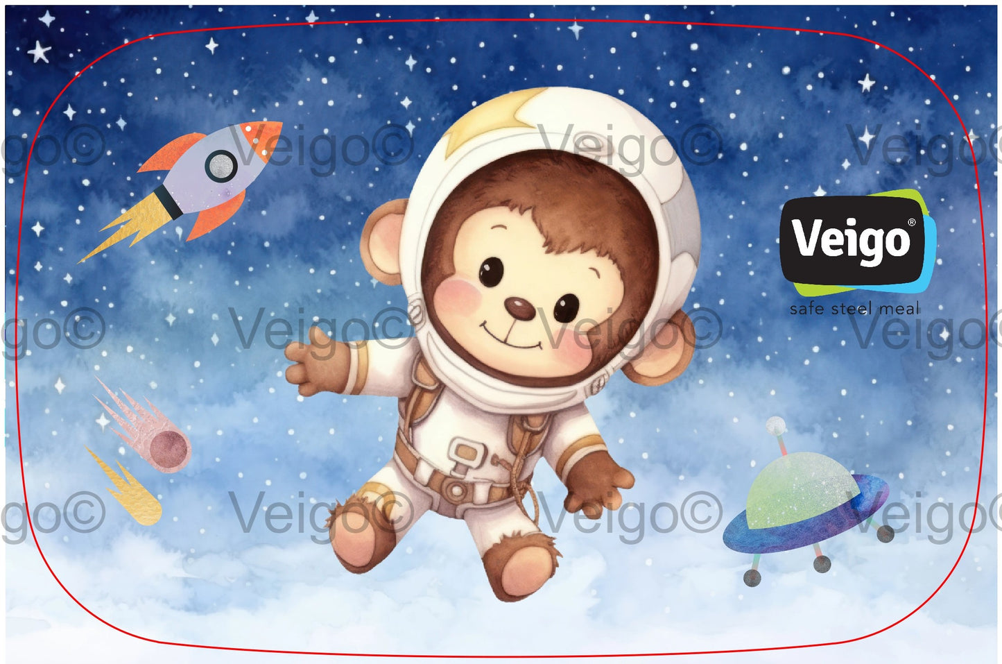 Veigo Skins 🎨- Fun & Waterproof - Veigo Jumbo 950 ml / Space Monkey