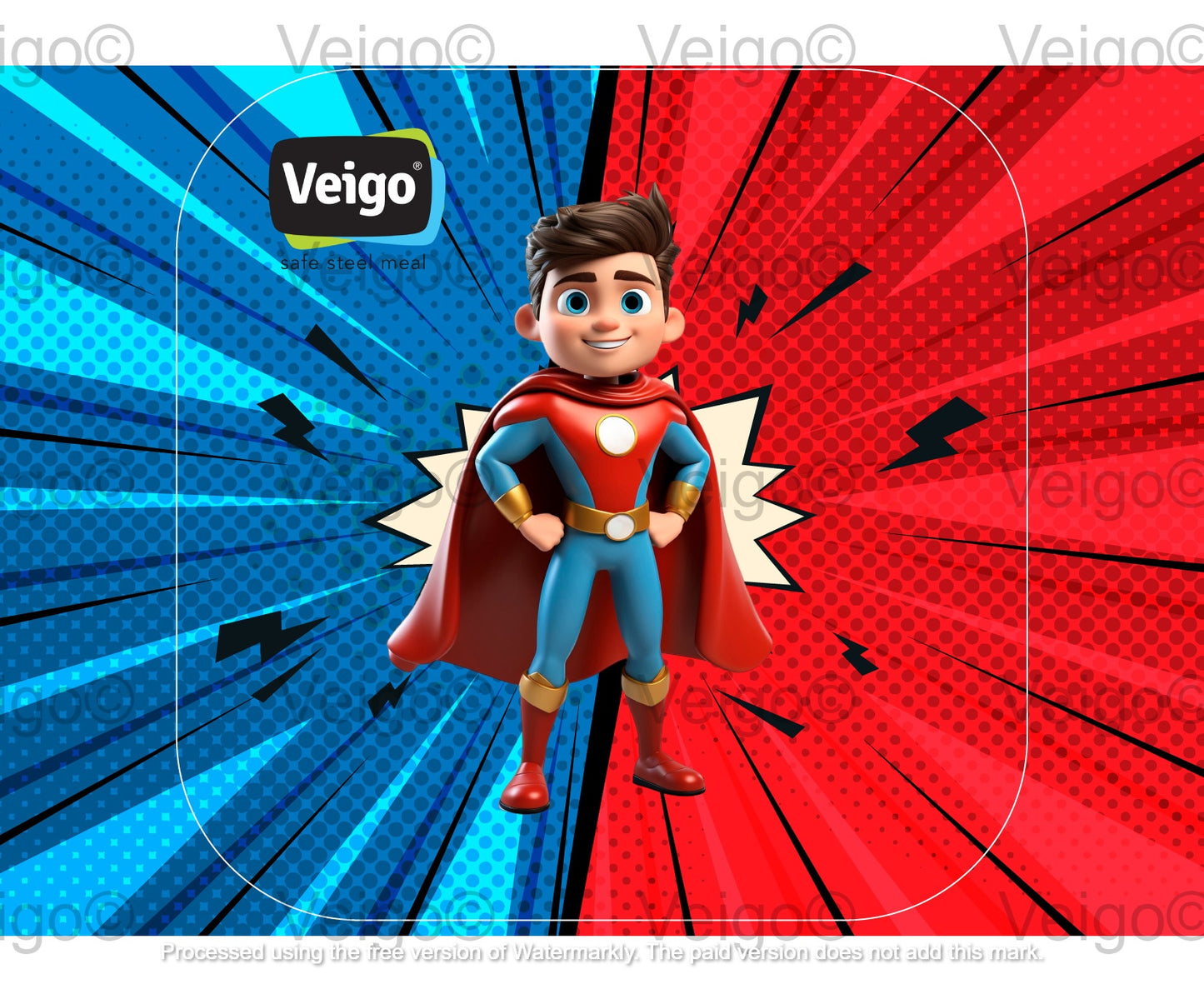 Veigo Skins 🎨- Fun & Waterproof - Veigo Jumbo 950 ml / Astronaut
