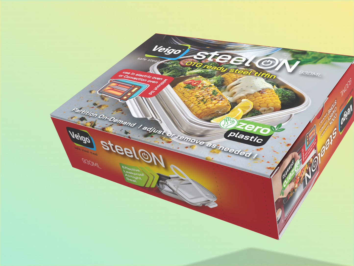 Veigo Steel-On: Oven-Safe Steel Lunch Box - Veigo Default Title