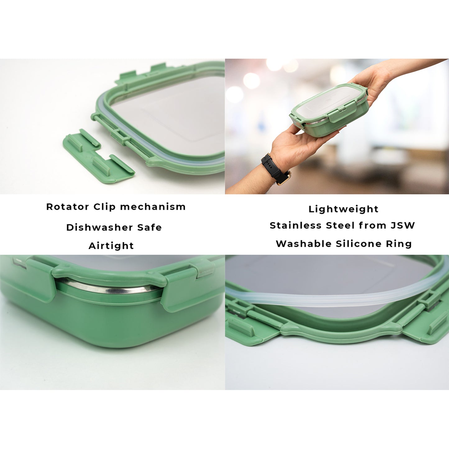 Veigo HeatUp Large ( Microwave Safe) - Veigo Single / Green