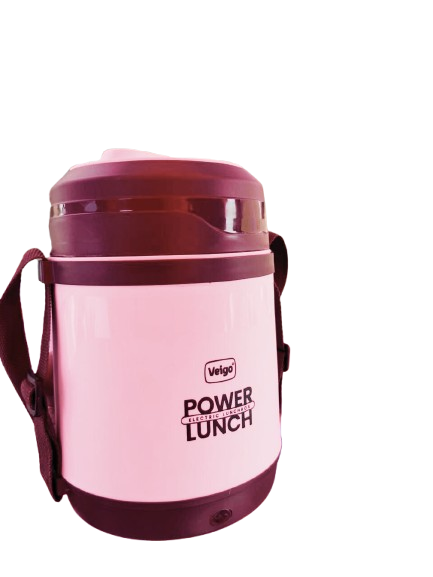 Veigo Electric Heating Lunch Box Combo | Stainless Steel Food Warmer