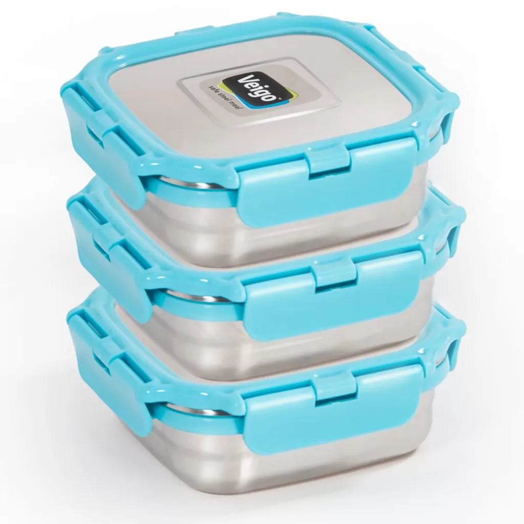 Veigo LunchBoss Combo- Tower of 3 in Lunch Bag