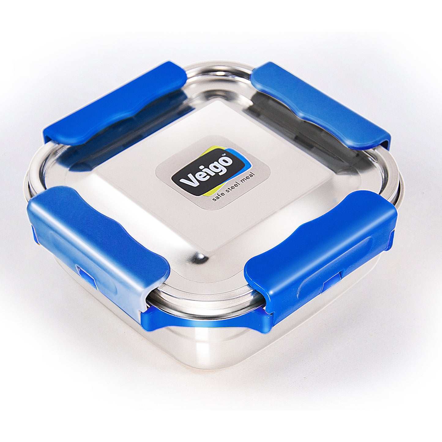 Veigo MaxoSteel Medium Stainless Steel Snack Box - Veigo Dark Blue / Single