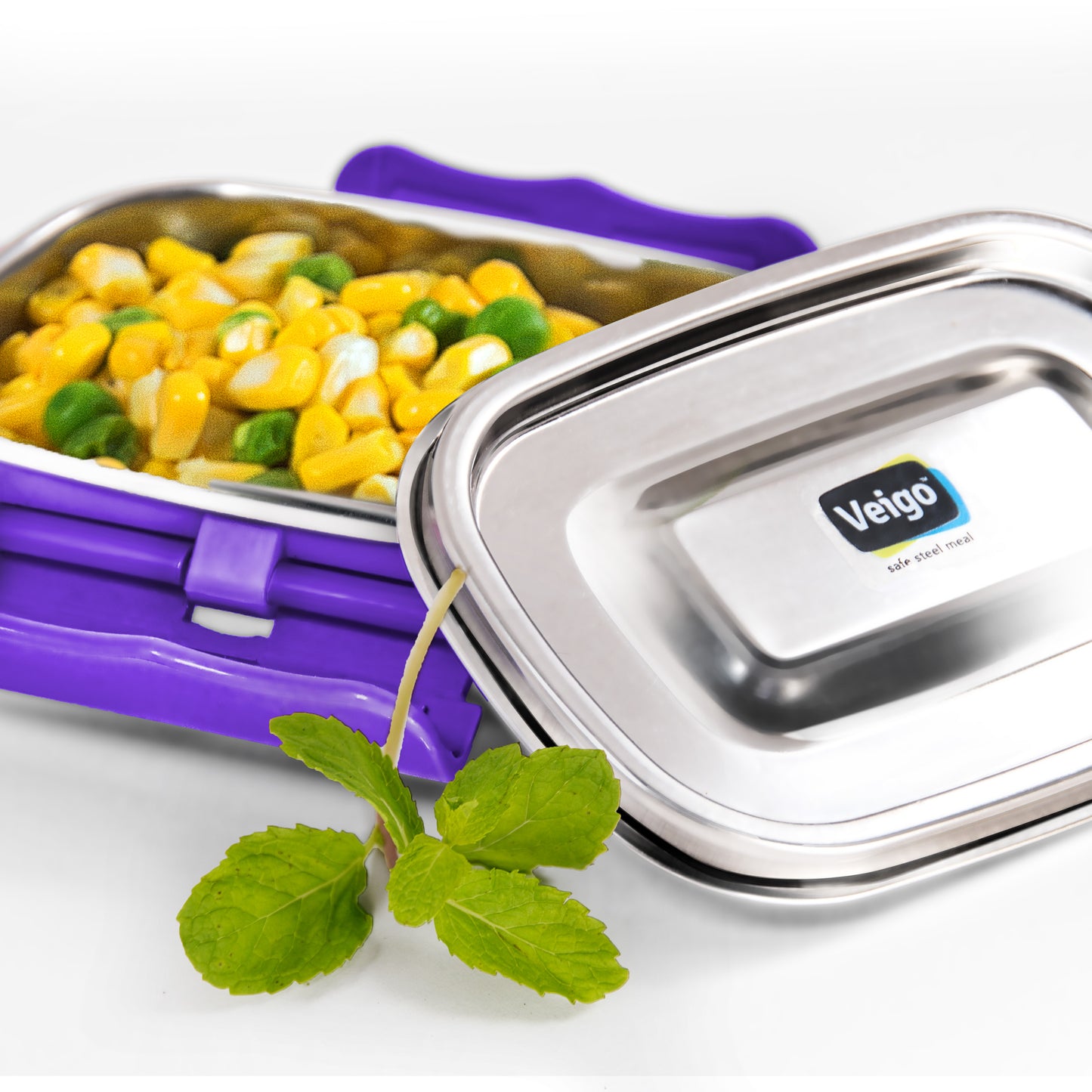 Veigo MaxoSteel SMALL Veg Box - veigolunchboxes