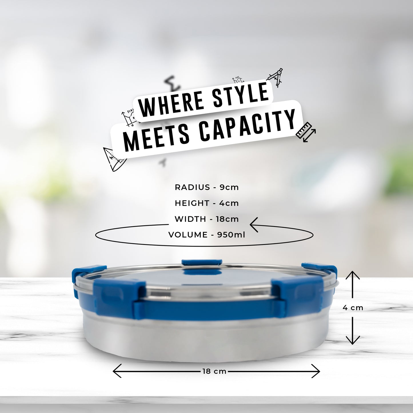 Veigo Super Mom Set of 8- Storage Containers - veigolunchboxes