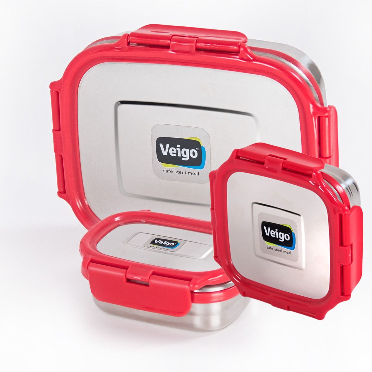 Veigo LARGE Steel Lunch Box - veigolunchboxes