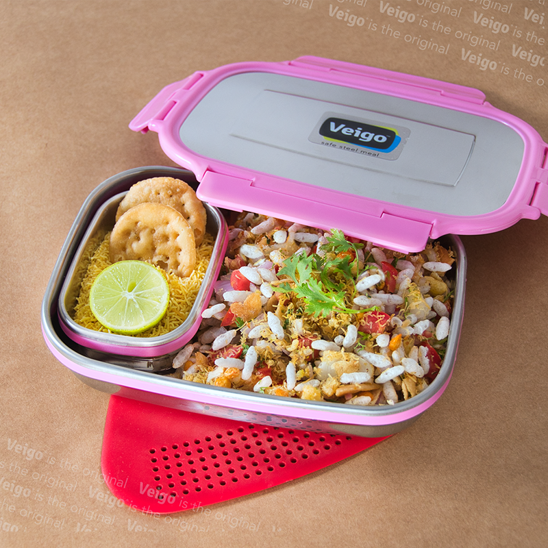 Veigo Jumbo Lunch Box w/ Veg Box - Veigo Green / Original