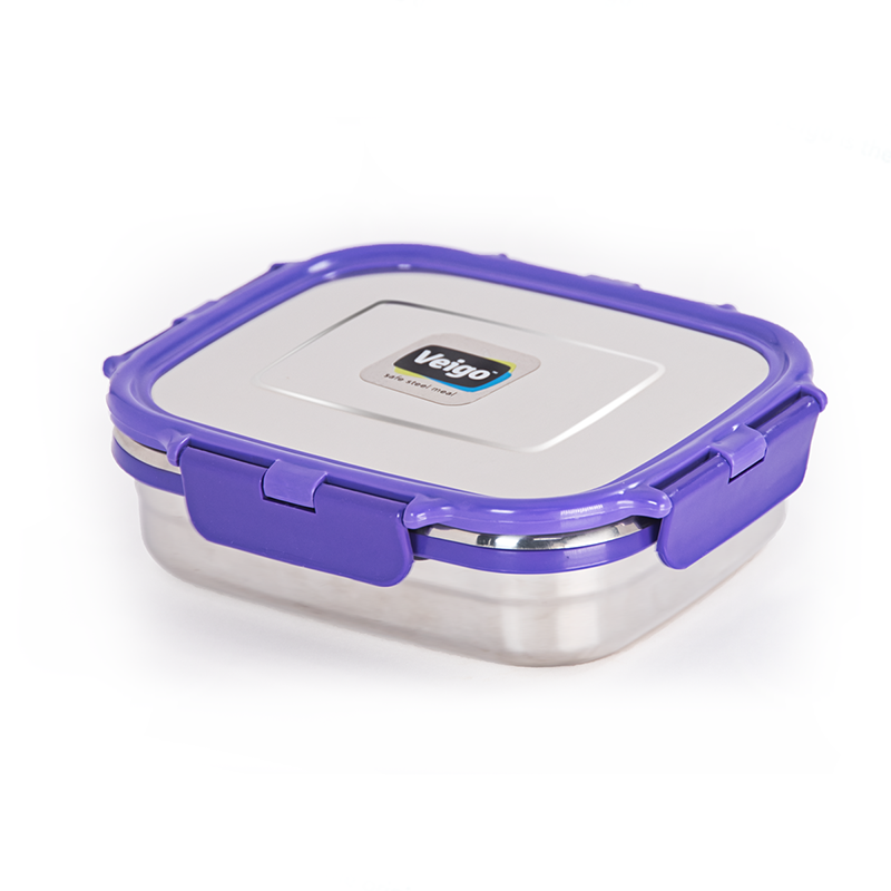 Veigo LARGE Steel Lunch Box - veigolunchboxes