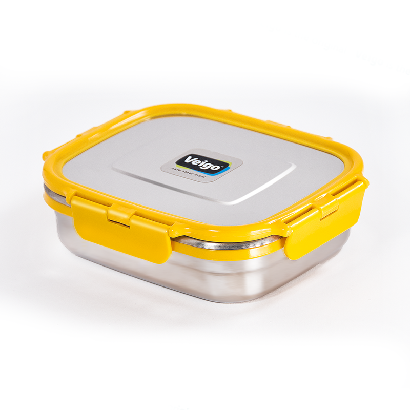 Veigo LARGE Steel Lunch Box - veigolunchboxes