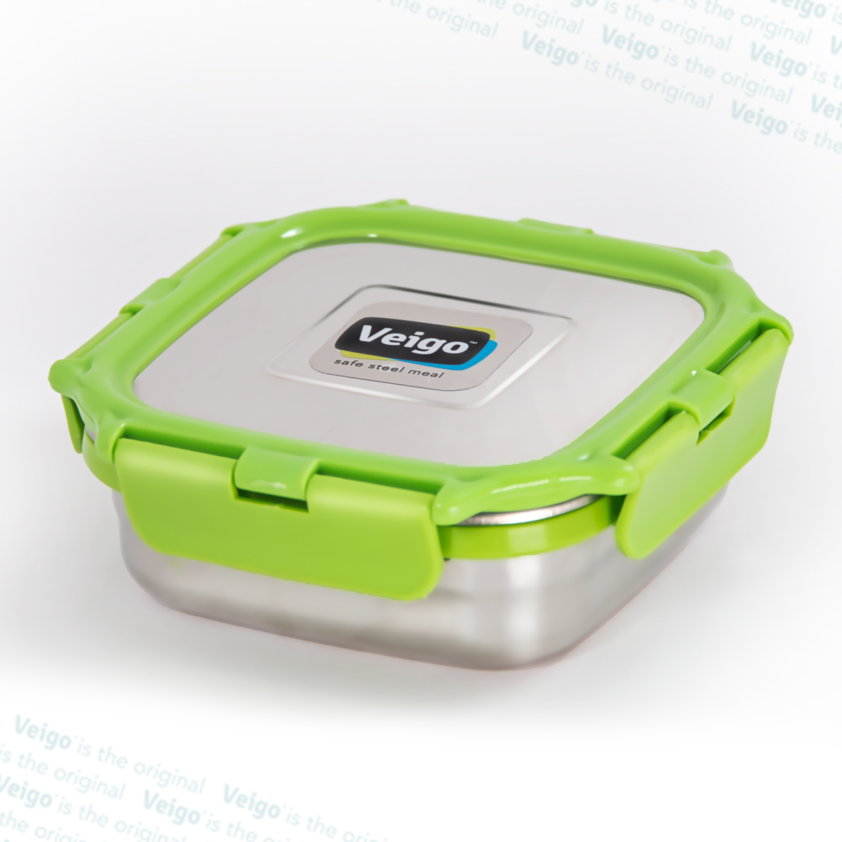 Veigo MEDIUM Steel Snack Box - Veigo Single / Red