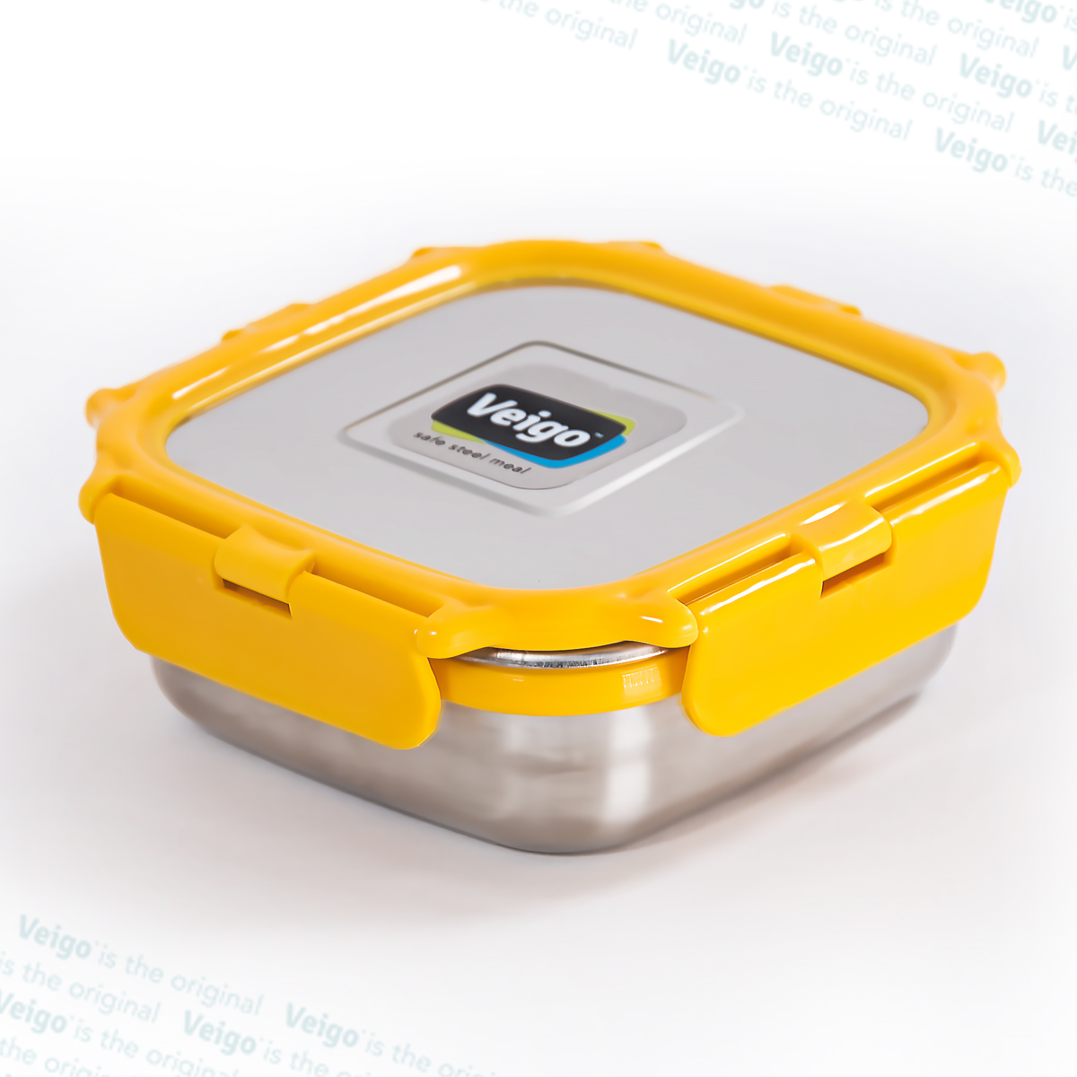 Veigo MEDIUM Steel Snack Box - Veigo Single / Red