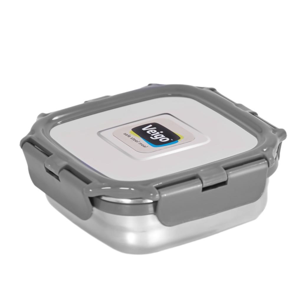 Veigo MEDIUM Steel Snack Box - veigolunchboxes