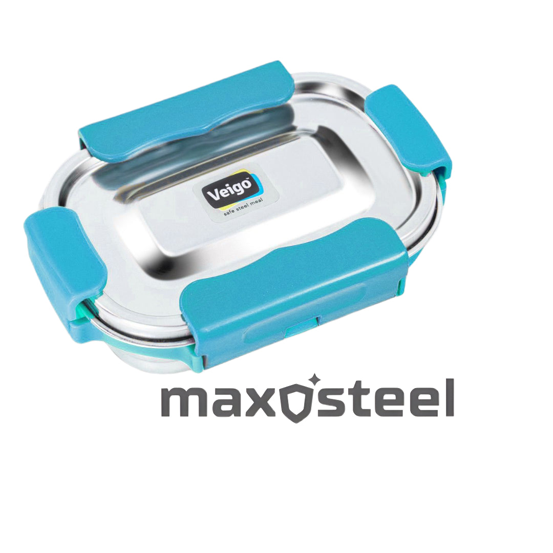 Veigo MaxoSteel SMALL Veg Box - Veigo Aqua Blue