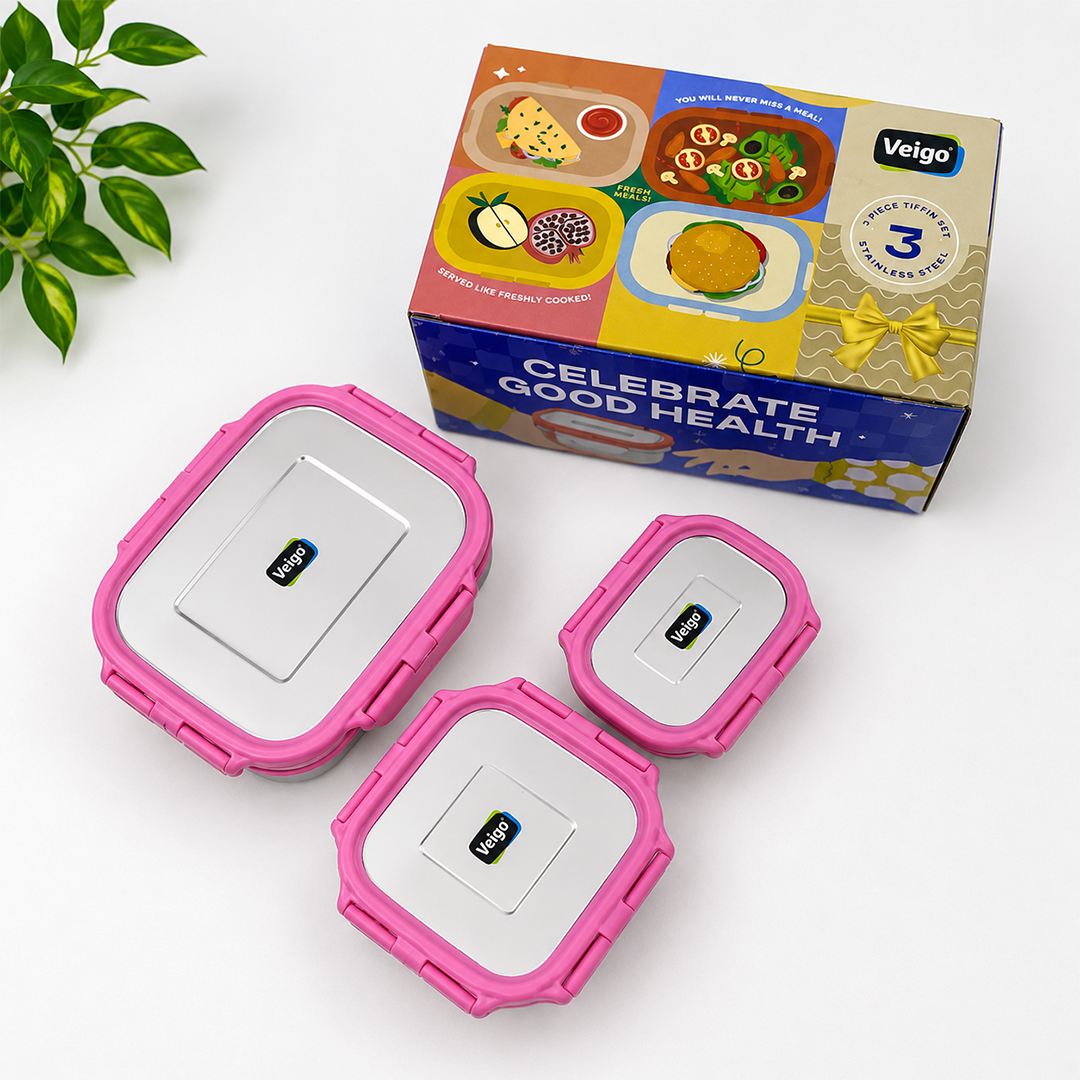 Best Premium Lunchbox Gift Sets for Families in India | Veigo