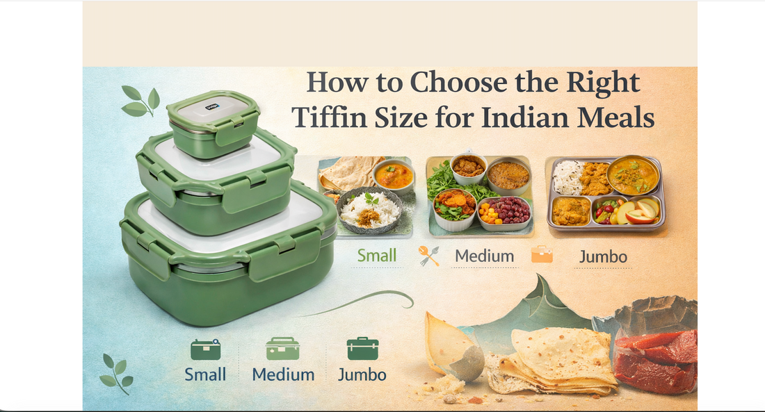 Small, Medium, or Jumbo? How to Choose the Right Tiffin Size