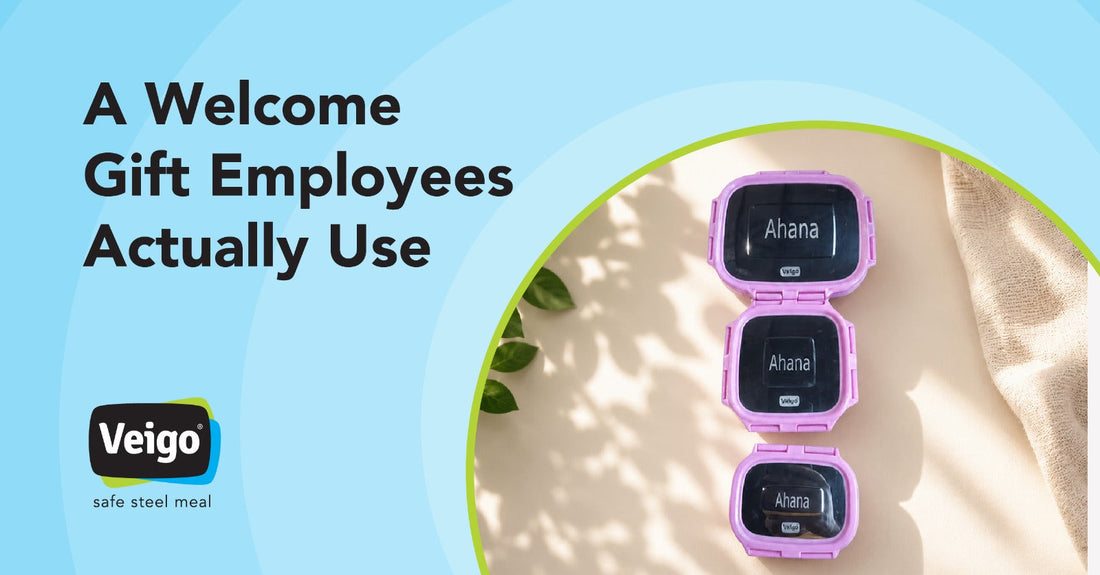 Personalized Steel Tiffins for Employee Welcome Kits