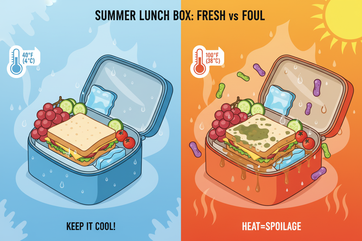 Lunch Box Problems in Summer? Keep Food Fresh and Odor-Free ...