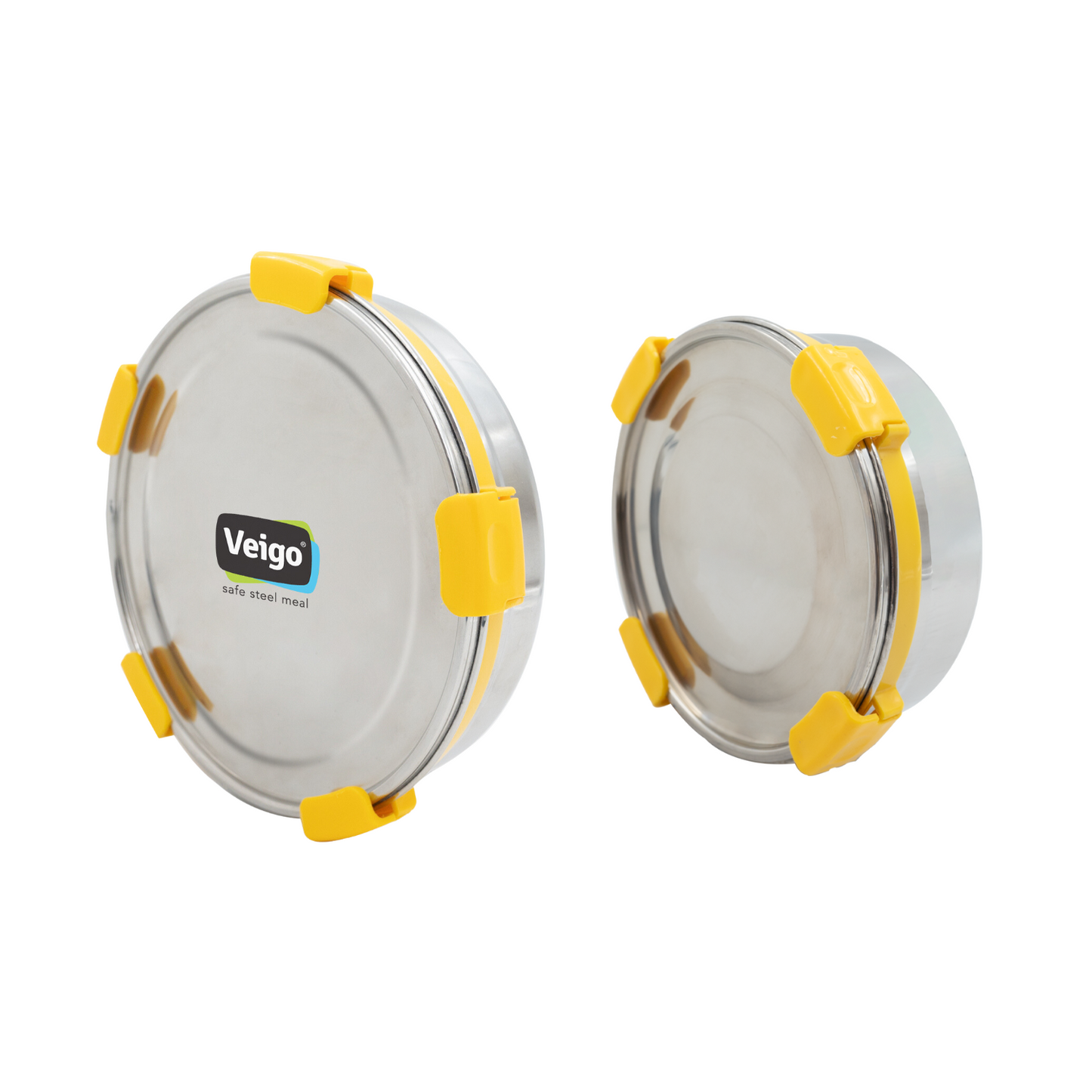 Veigo Maxosteel Round Storage Box- Set of 2