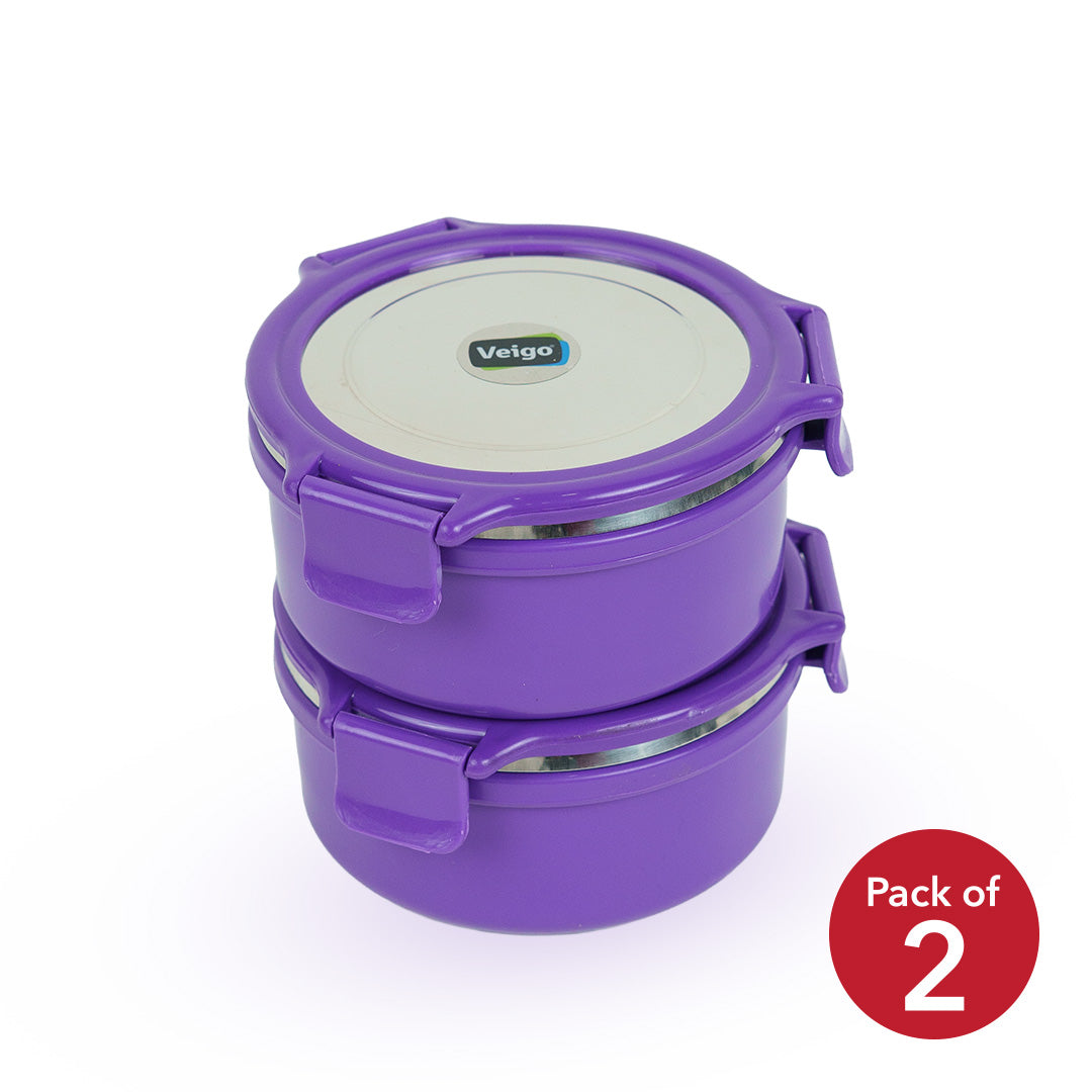 Veigo HeatUp - Microwave Safe Series — violet round — view 93