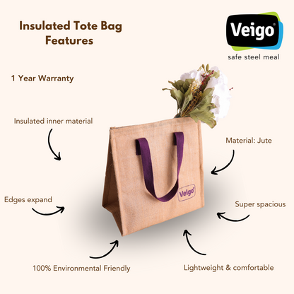 Veigo Insulated Lunch Bag Tote