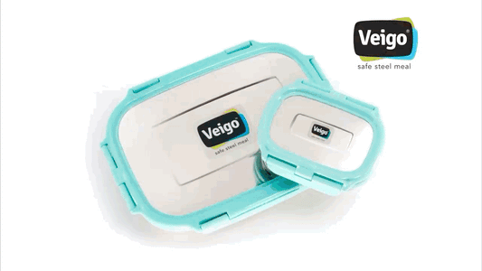 Veigo Jumbo Leakproof Lunch Box w/ Veg Box