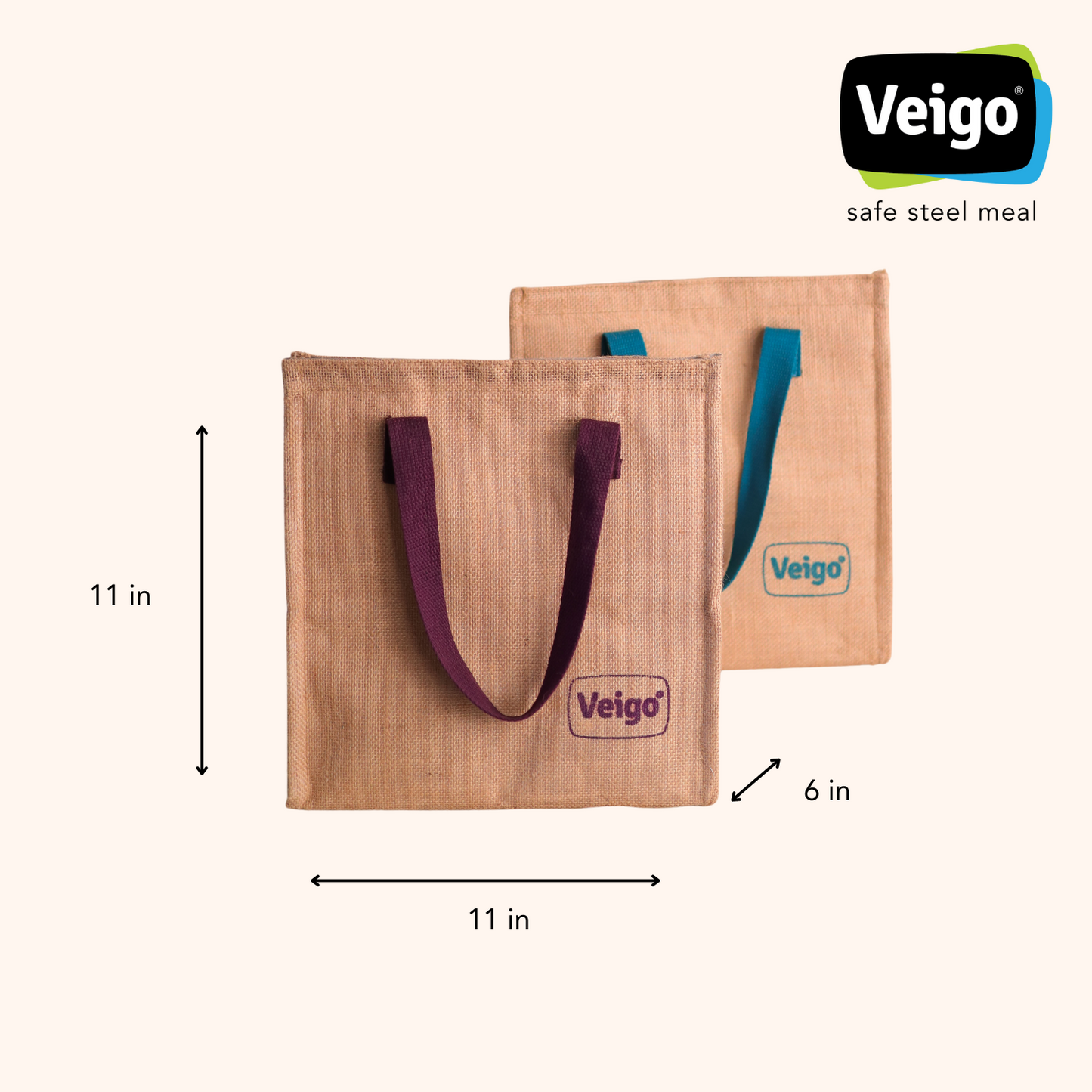 Veigo Insulated Lunch Bag Tote - veigolunchboxes