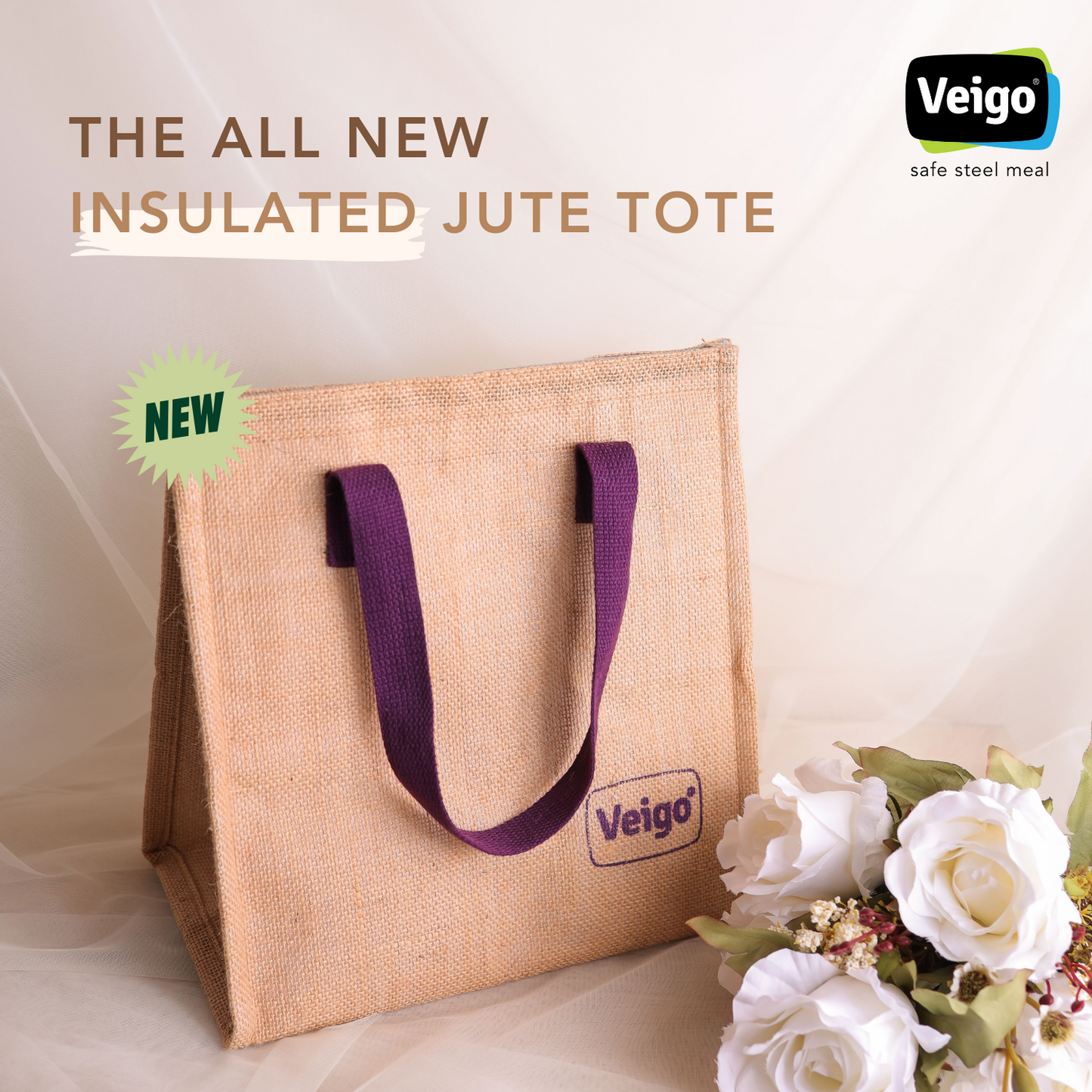 Veigo Insulated Lunch Bag Tote - veigolunchboxes