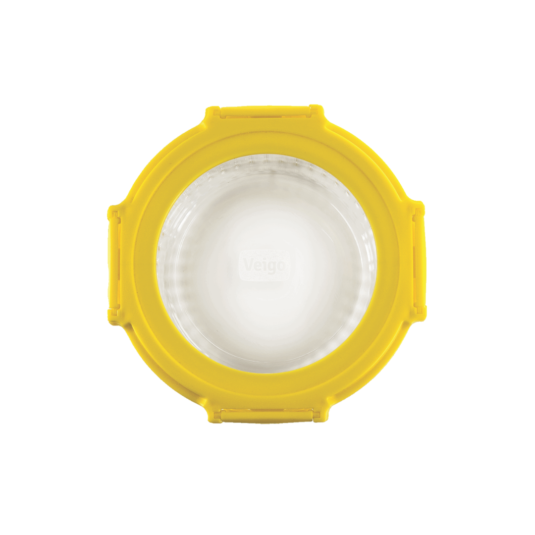 Veigo See & Serve |ROUND| Glass Container w/ Glass Lid