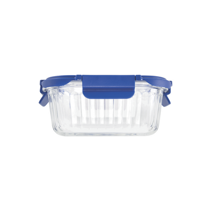 Veigo See & Serve |SQUARE| Glass Container w/ Glass Lid