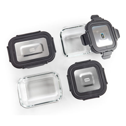 Veigo Glass Executive - Set of 4(Rec+ Square) in an Insulated Pouch