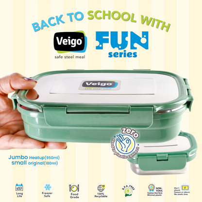 Veigo Fun Jumbo w/ Veg Box - veigolunchboxes