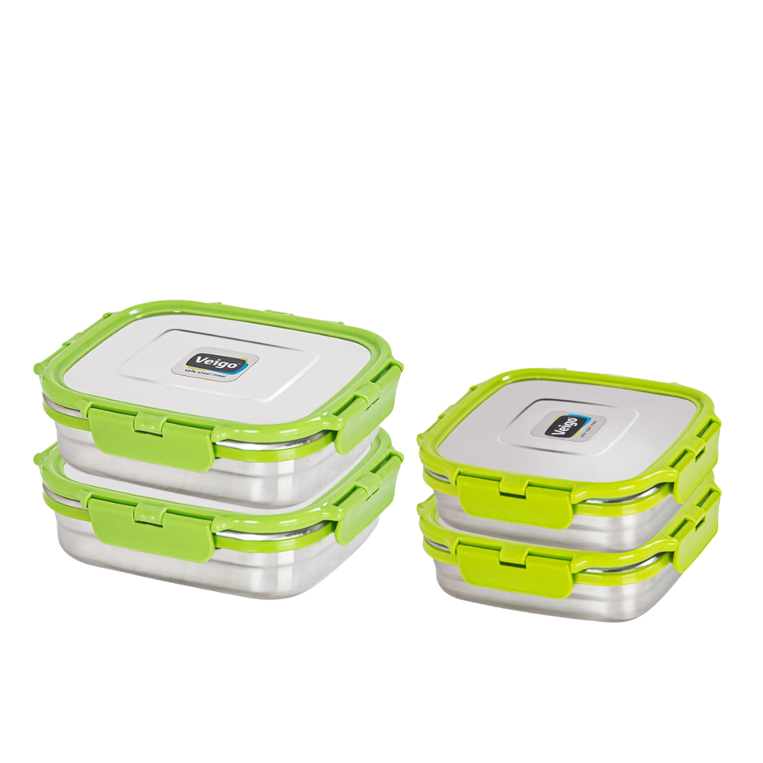 Veigo SANDWICH Steel Lunch Box - veigolunchboxes