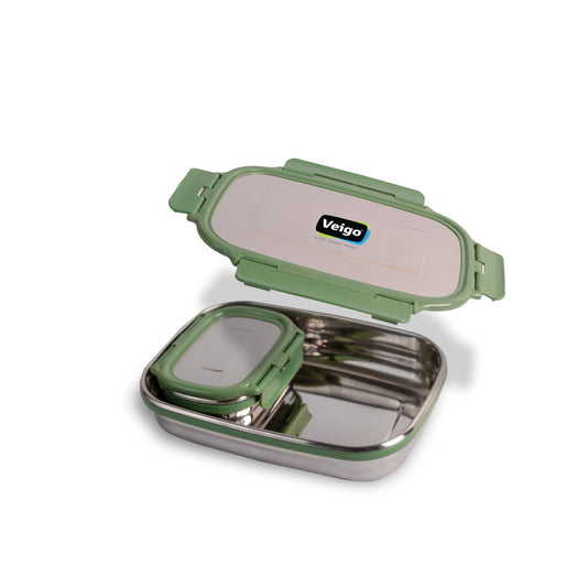 Veigo Jumbo Lunch Box w/ Veg Box - Veigo Military Green / Original