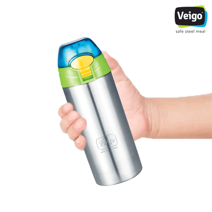 Veigo Lunch Box Set w/ Peacock Blue SIP Bottle