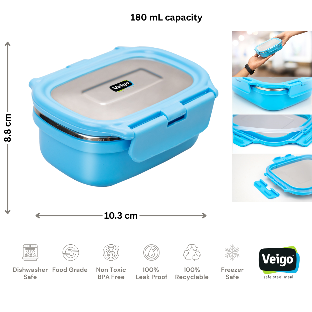 Veigo HeatUp SMALL Leakproof Veg Box